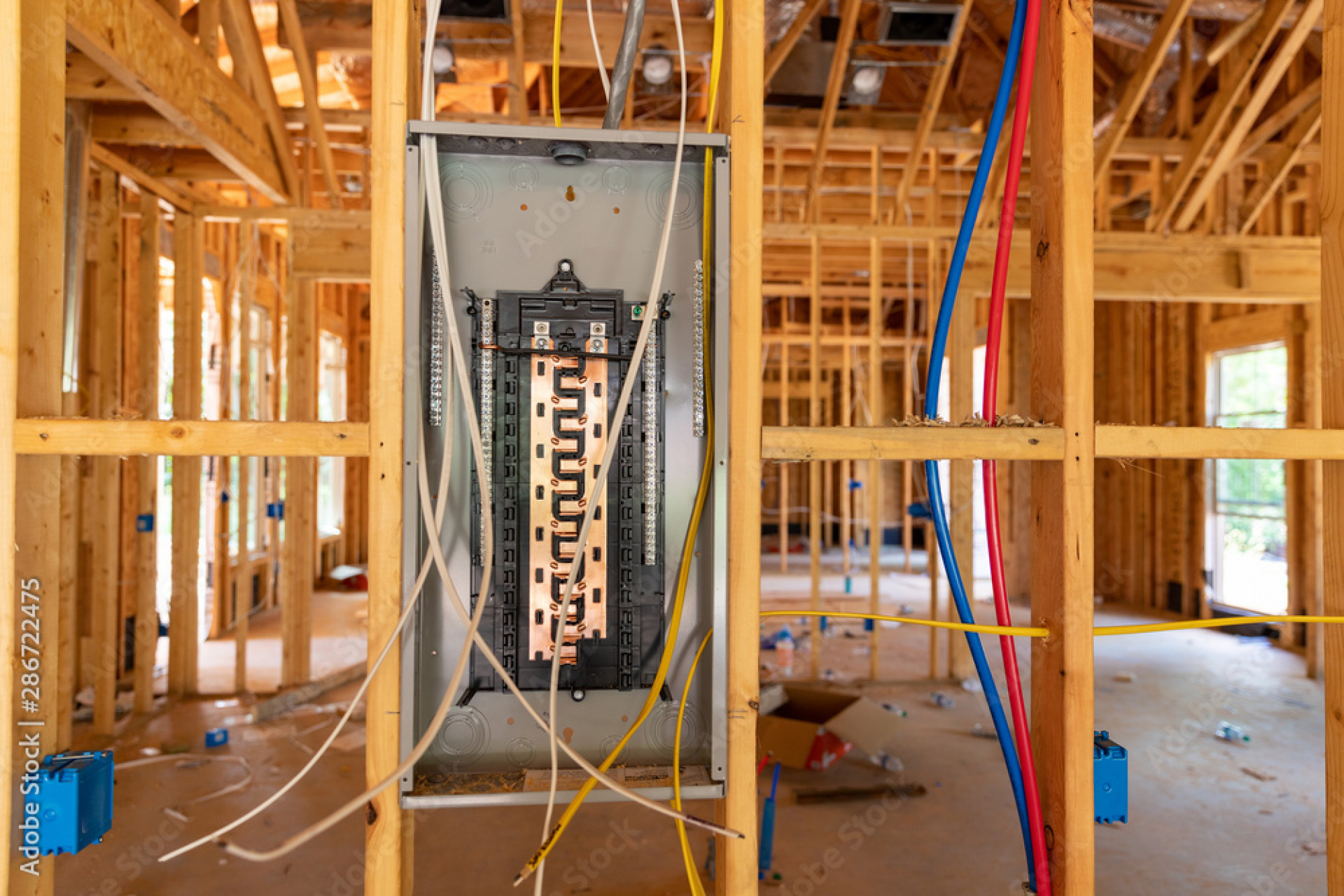 Electrical Work done on in a incomplete house